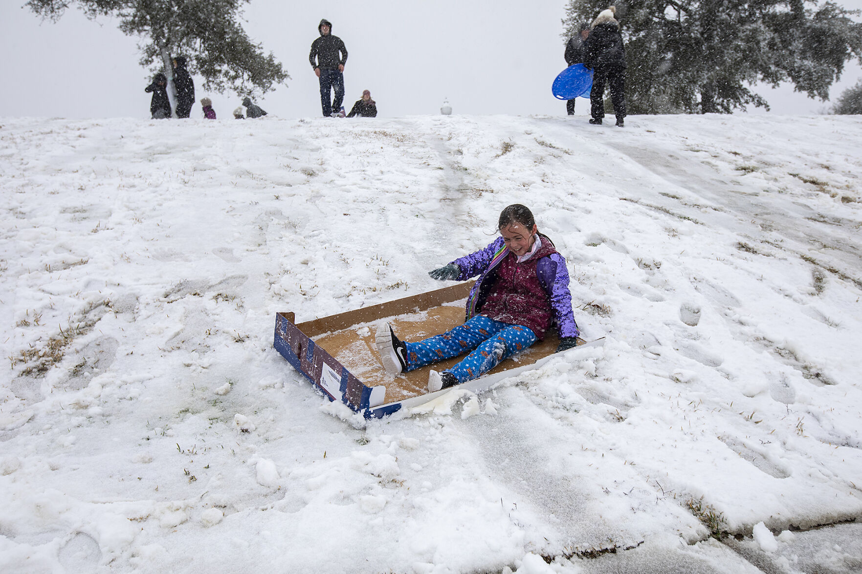Snowfall in B-CS